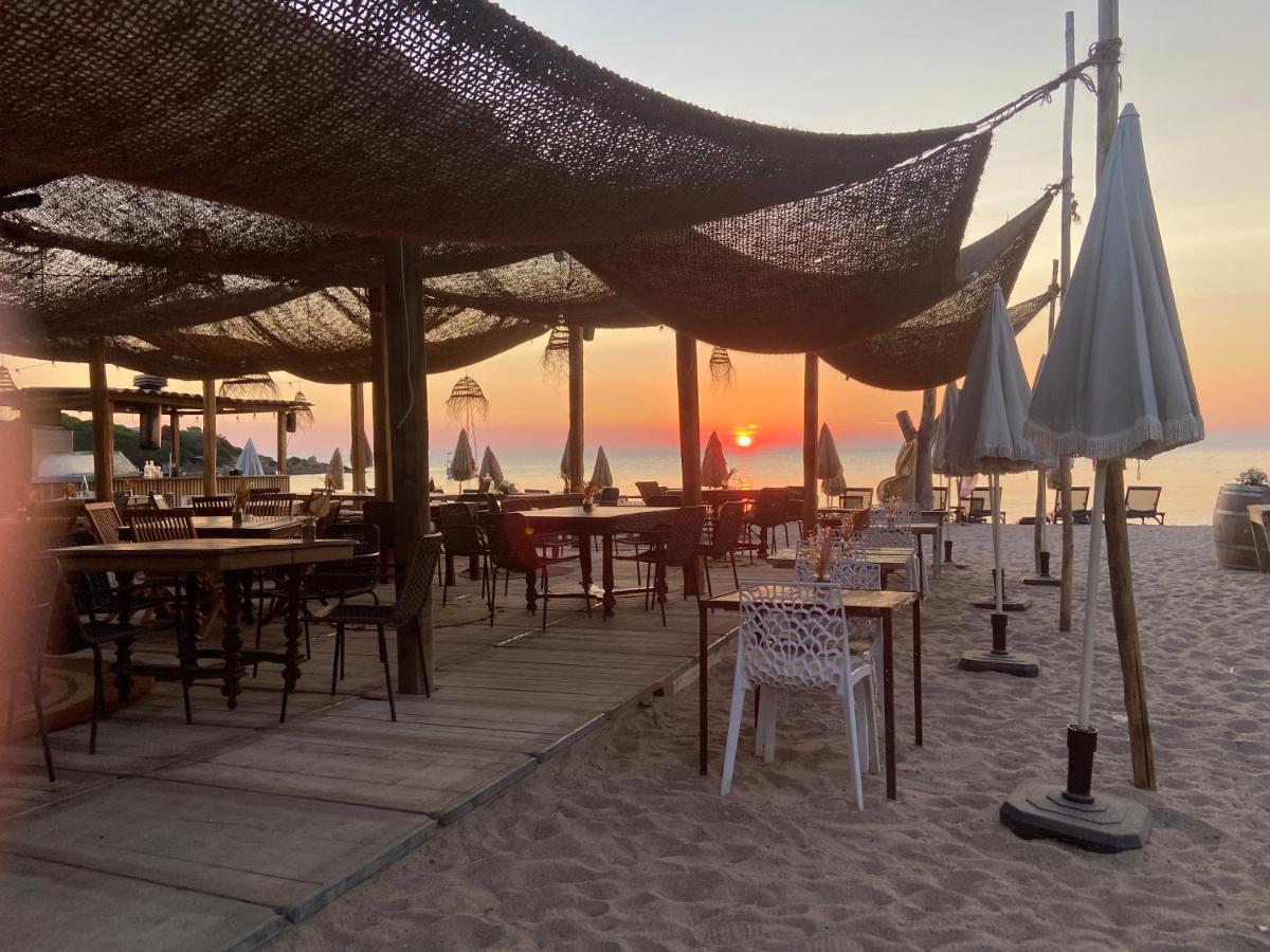 Les Lodges De La Plage U Dragulinu 萨利索伦泽哈 外观 照片